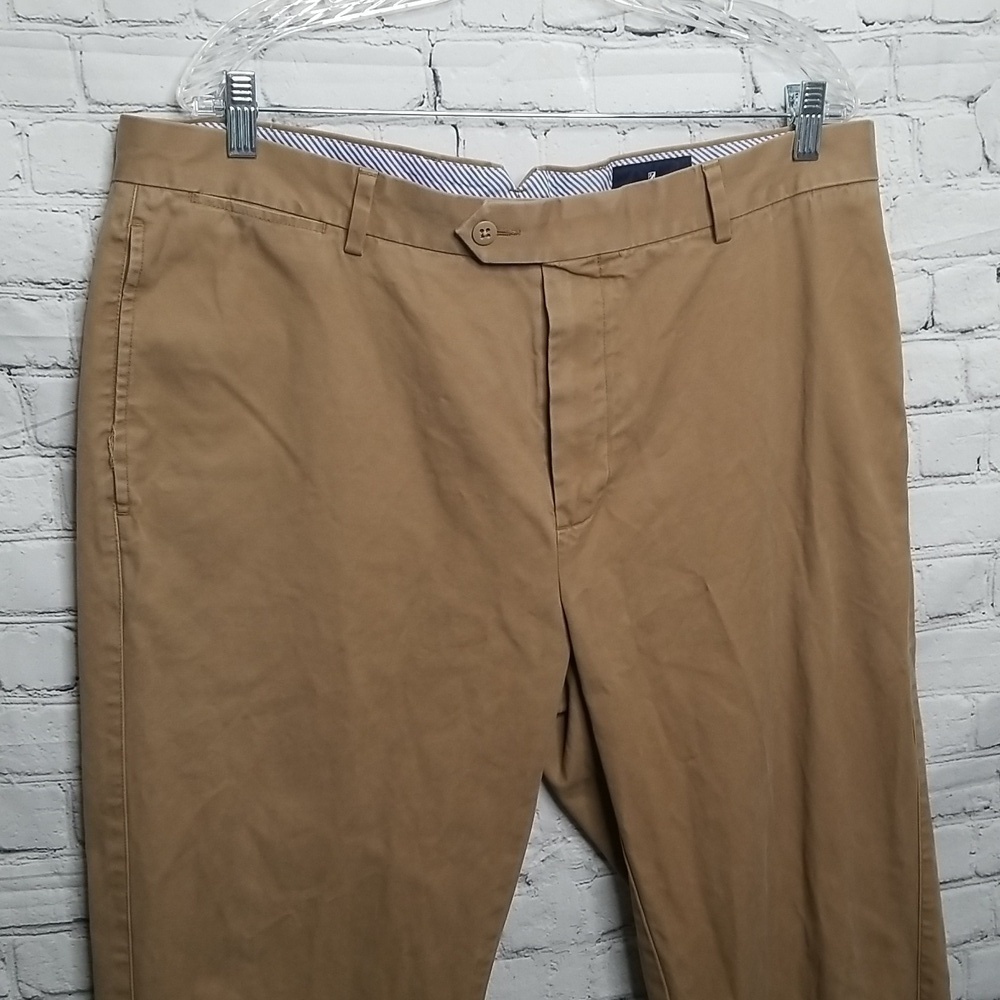 Cremieux Mens Tan/dark Khaki Chinos Pants Size 38x32 EUC